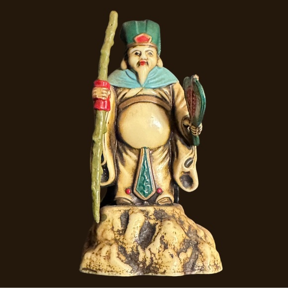 SET OF 7 VINTAGE JAPANESE GODS OF FORTUNE DEITIES FIGURINES - Picture 9 of 12